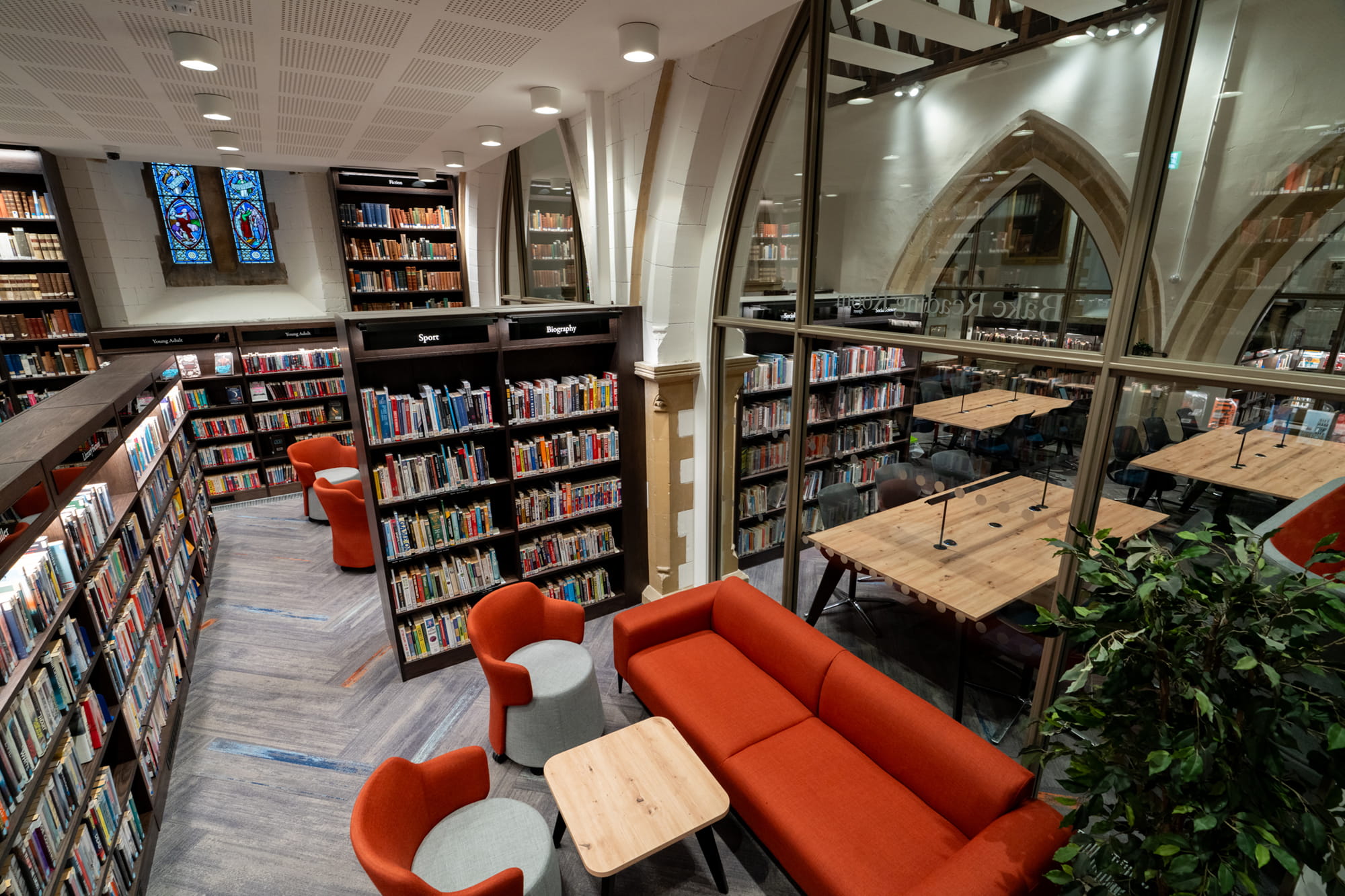 Library Shelving & Seating