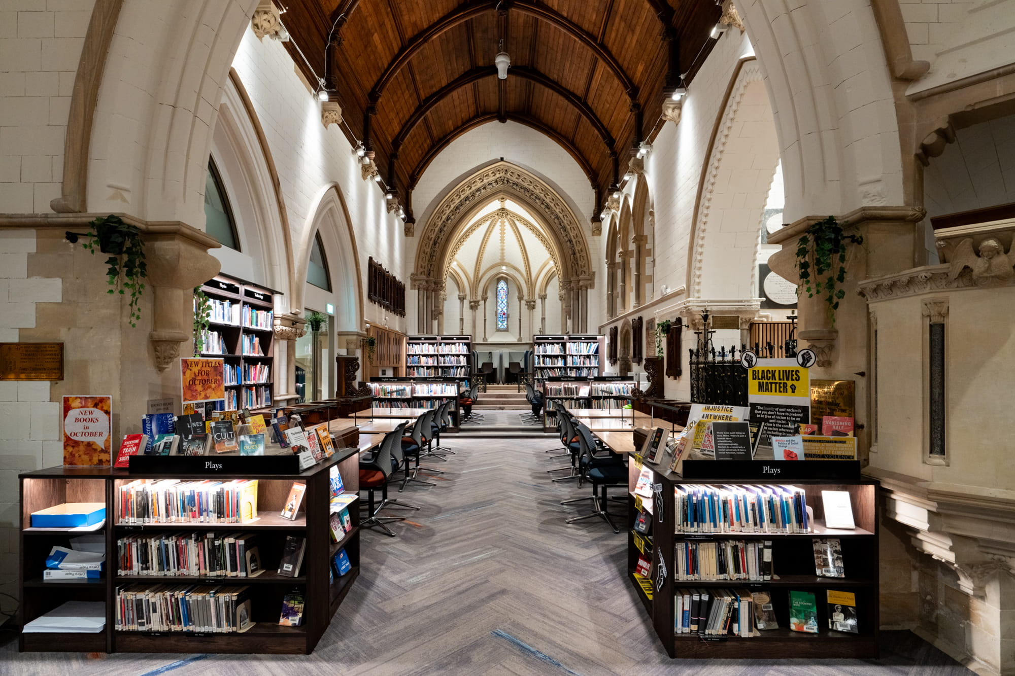 Library Shelving & Study Area